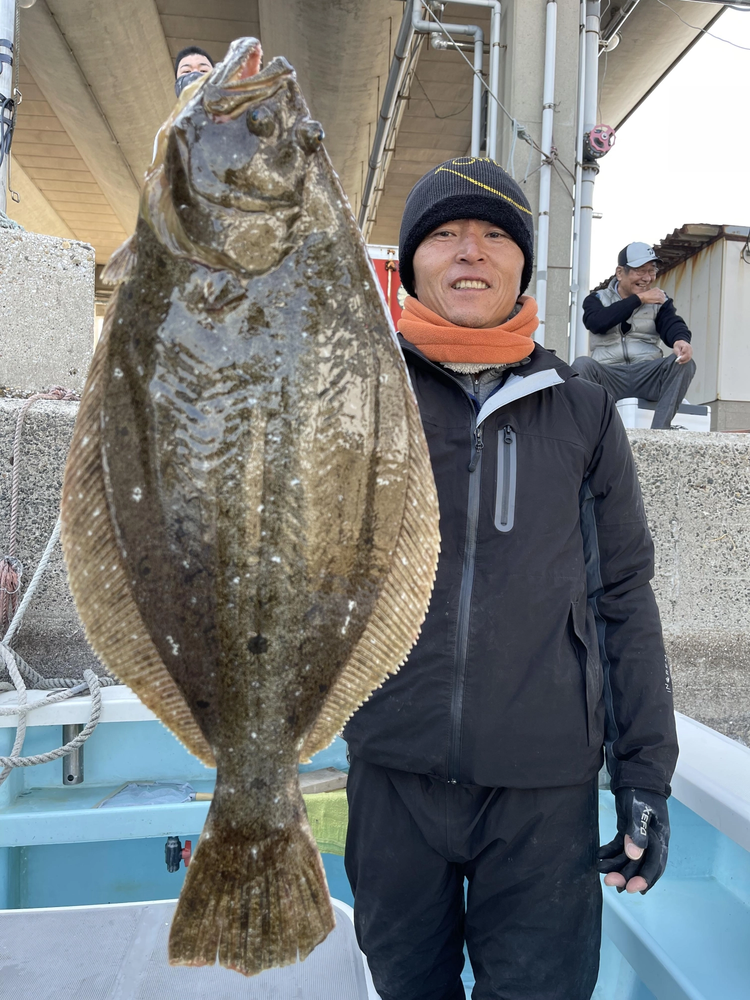 こちらのご新規様は船ビラメ釣り初挑戦で初春肉厚ごーはんOverビラメを釣るッ‼︎