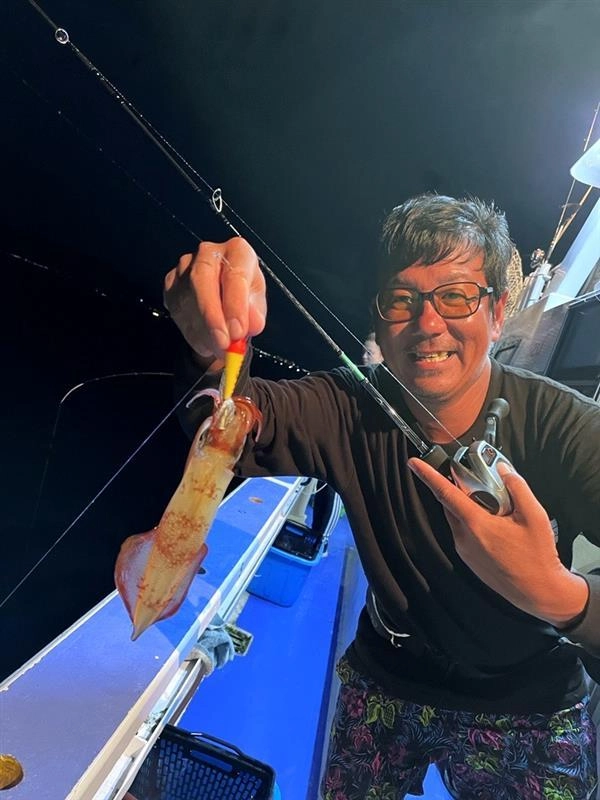 大介船長もマルイカのイカメタルにハマっております！