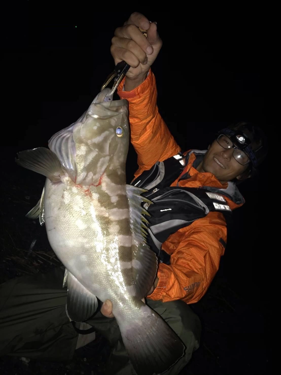 良型のクエが釣れました！！