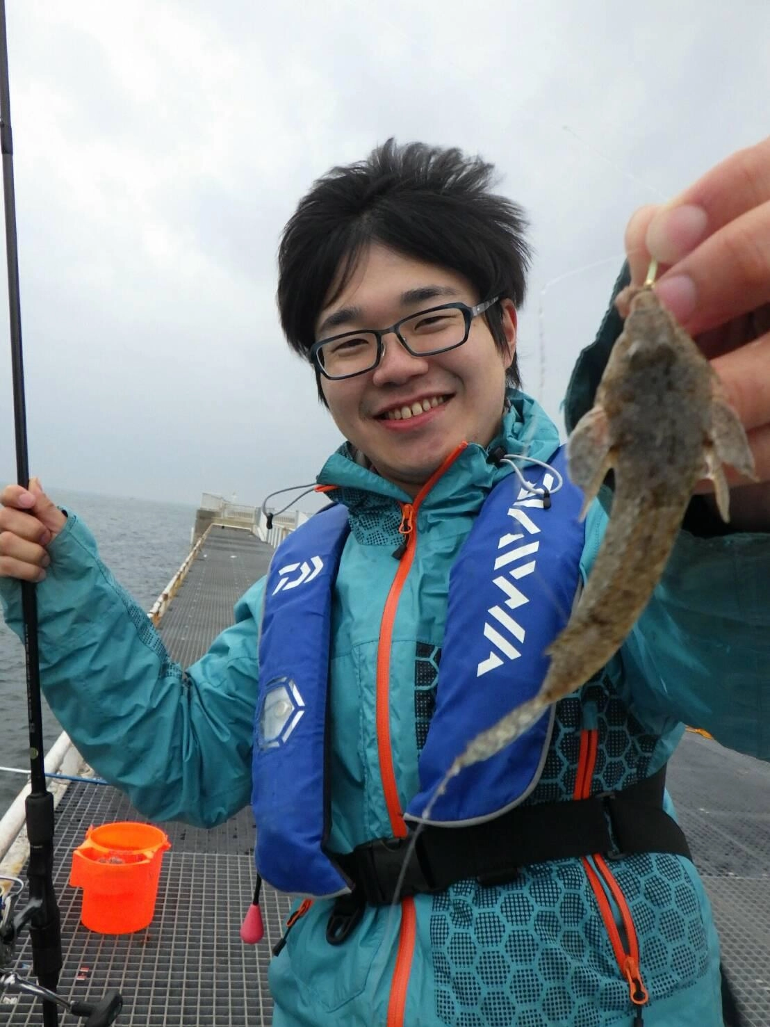 石ゴカイではメゴチも釣れました！