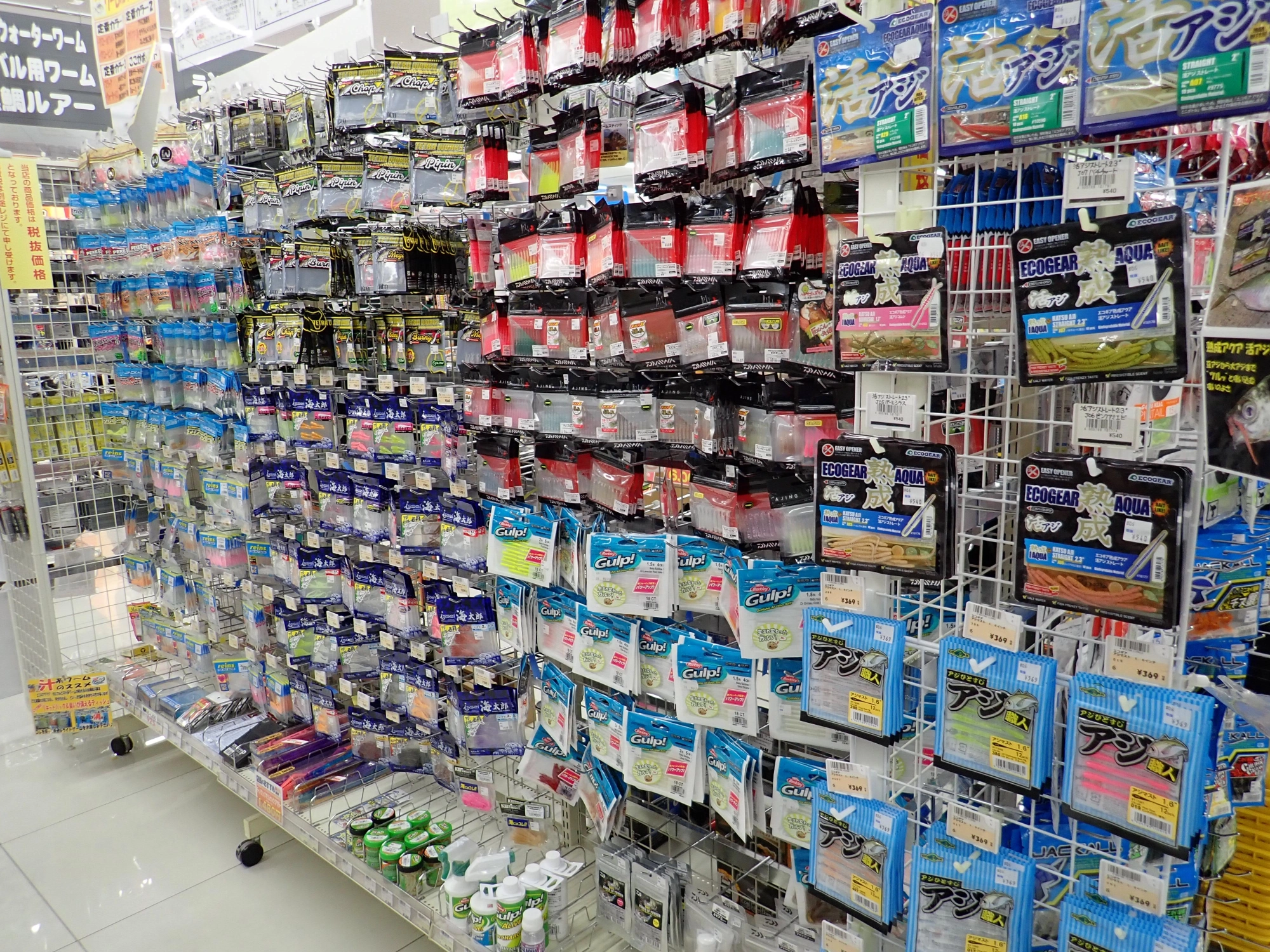 アジング用品揃ってます！