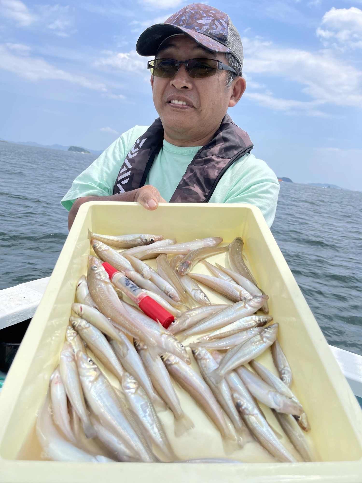 デカポチャギス混じりで50本も釣り上げましたよッ(°▽°)