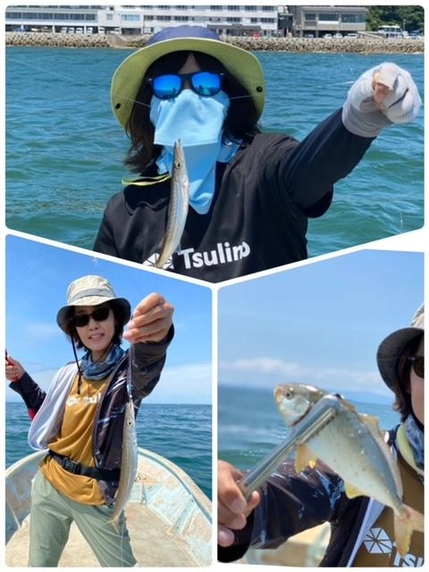 引きごたえありのカマスGET！！同じ仕掛けでショゴも釣れました♪