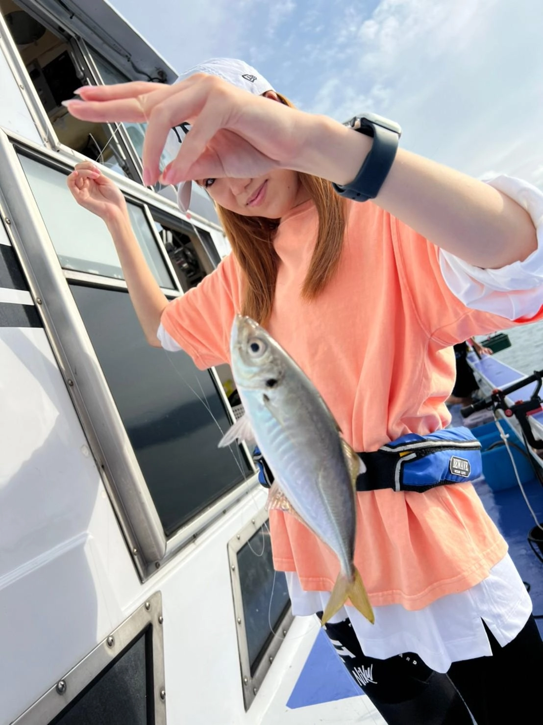 アジは入れ食い状態に!!脂ノリノリで最高のアジです！