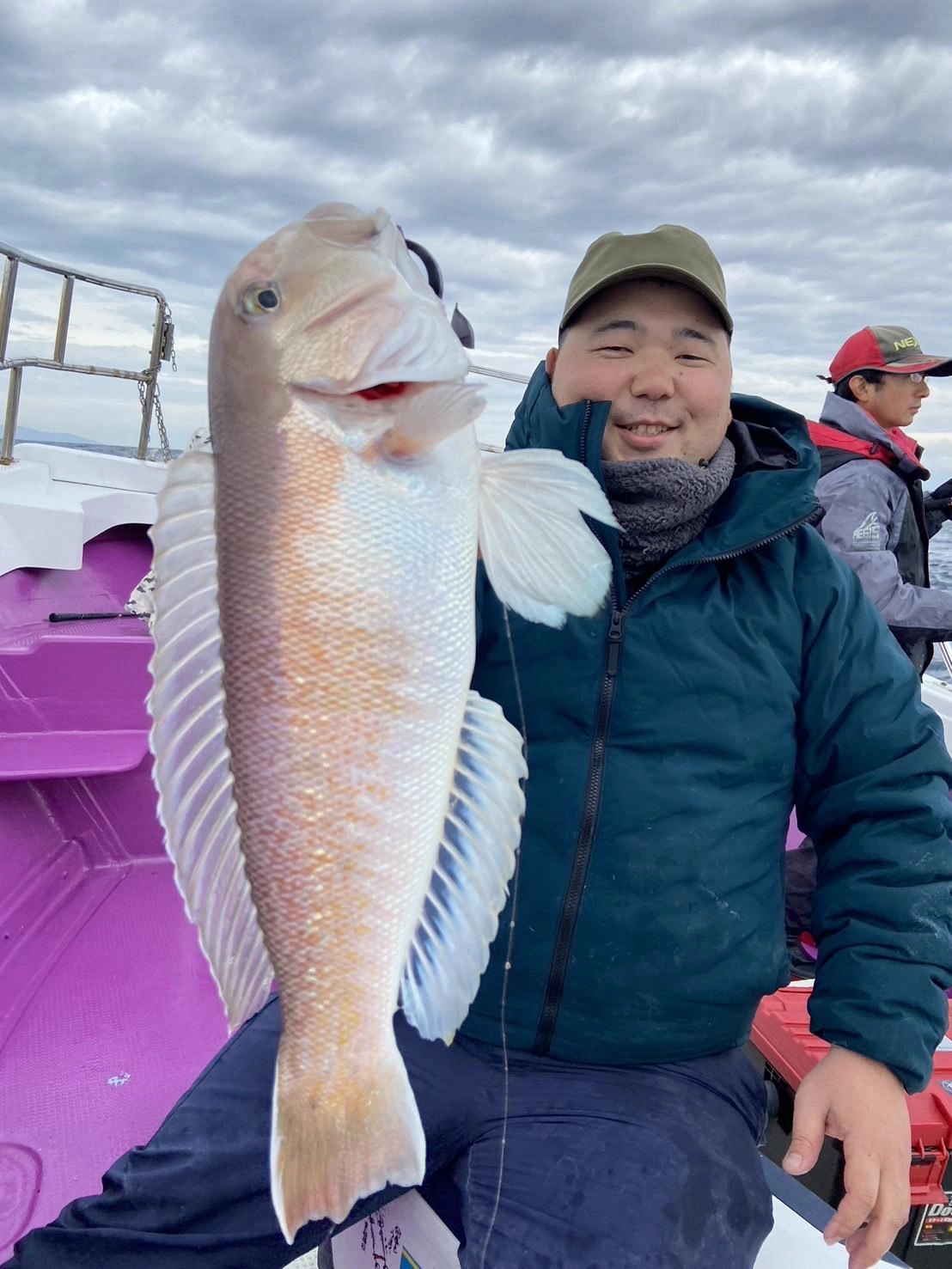 44ｃｍシロアマダイをキャッチ！