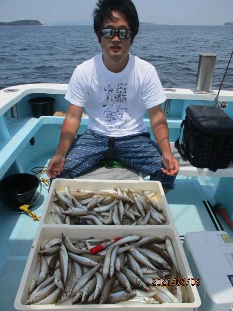 いつもの常連様は『モロポチャデカギス』を⑦時間で❶❸❶本釣りましたッ( ͡° ͜ʖ ͡°)