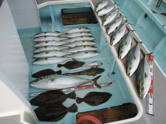 全体釣果ッ(^-^)【青物】は❷時間半のみの釣果ですッ(・∀・)