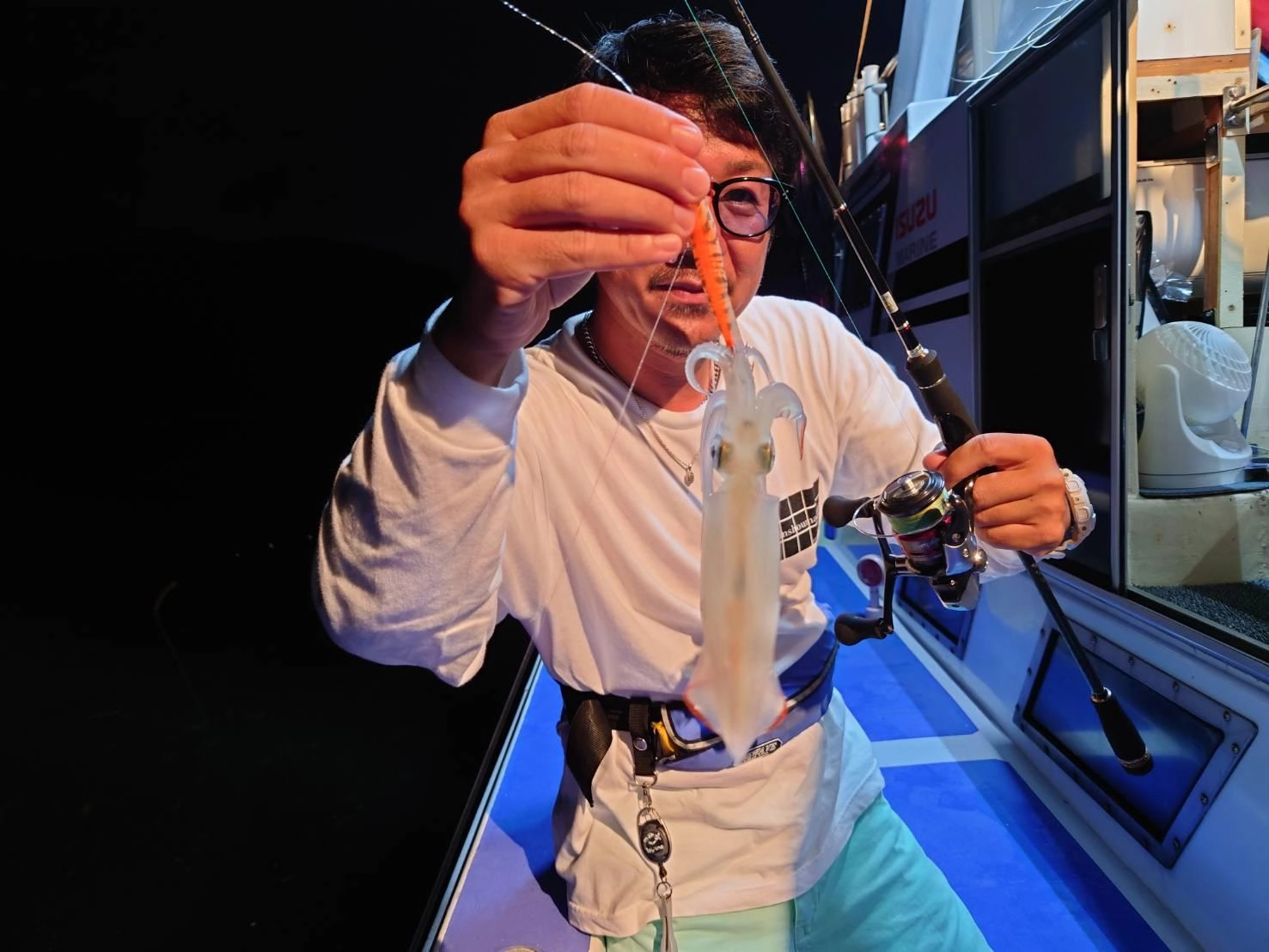 イージースリムが高反応です！イカのサイズが良い時はスッテを大きめにすると良いです。