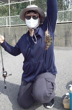 初ルアー釣りでGet。　今後ルアーにはまるかな・・。