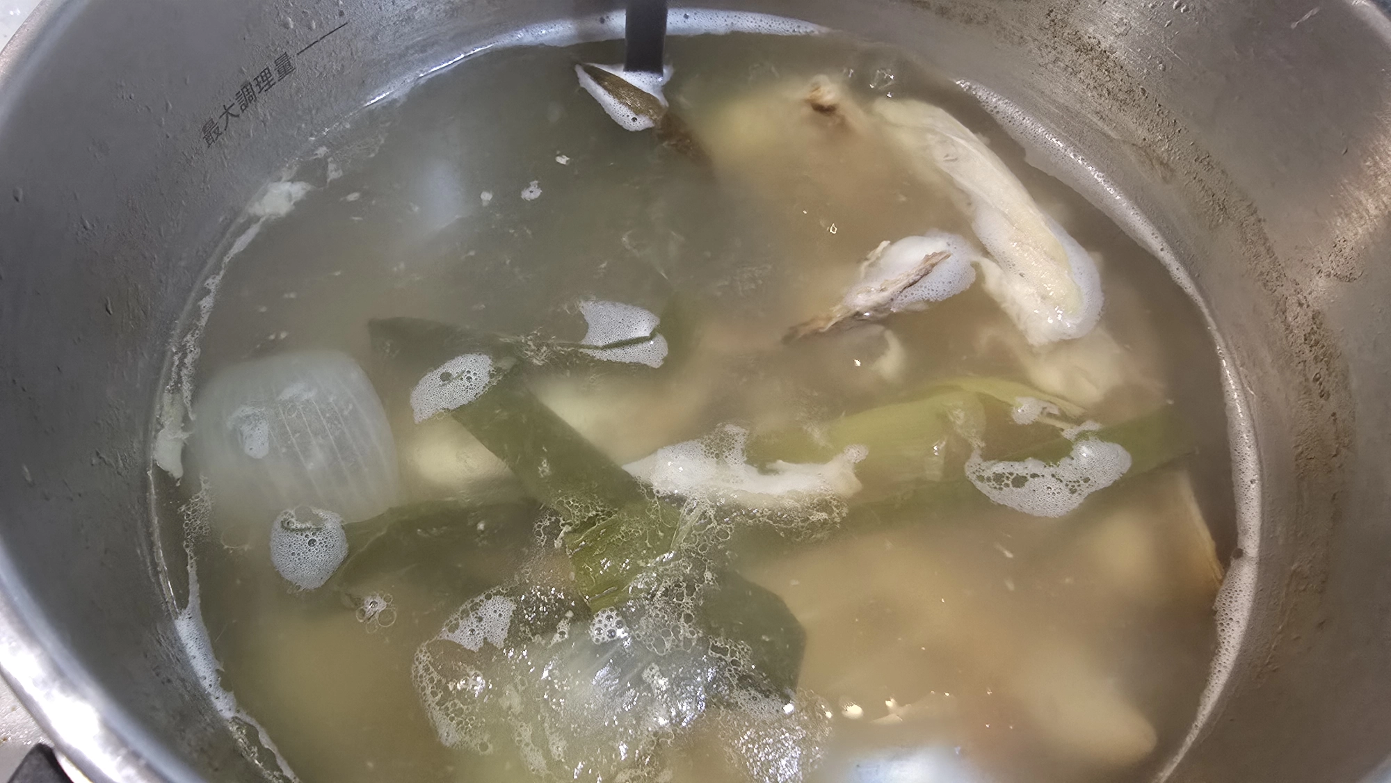 真鯛のラーメンスープ