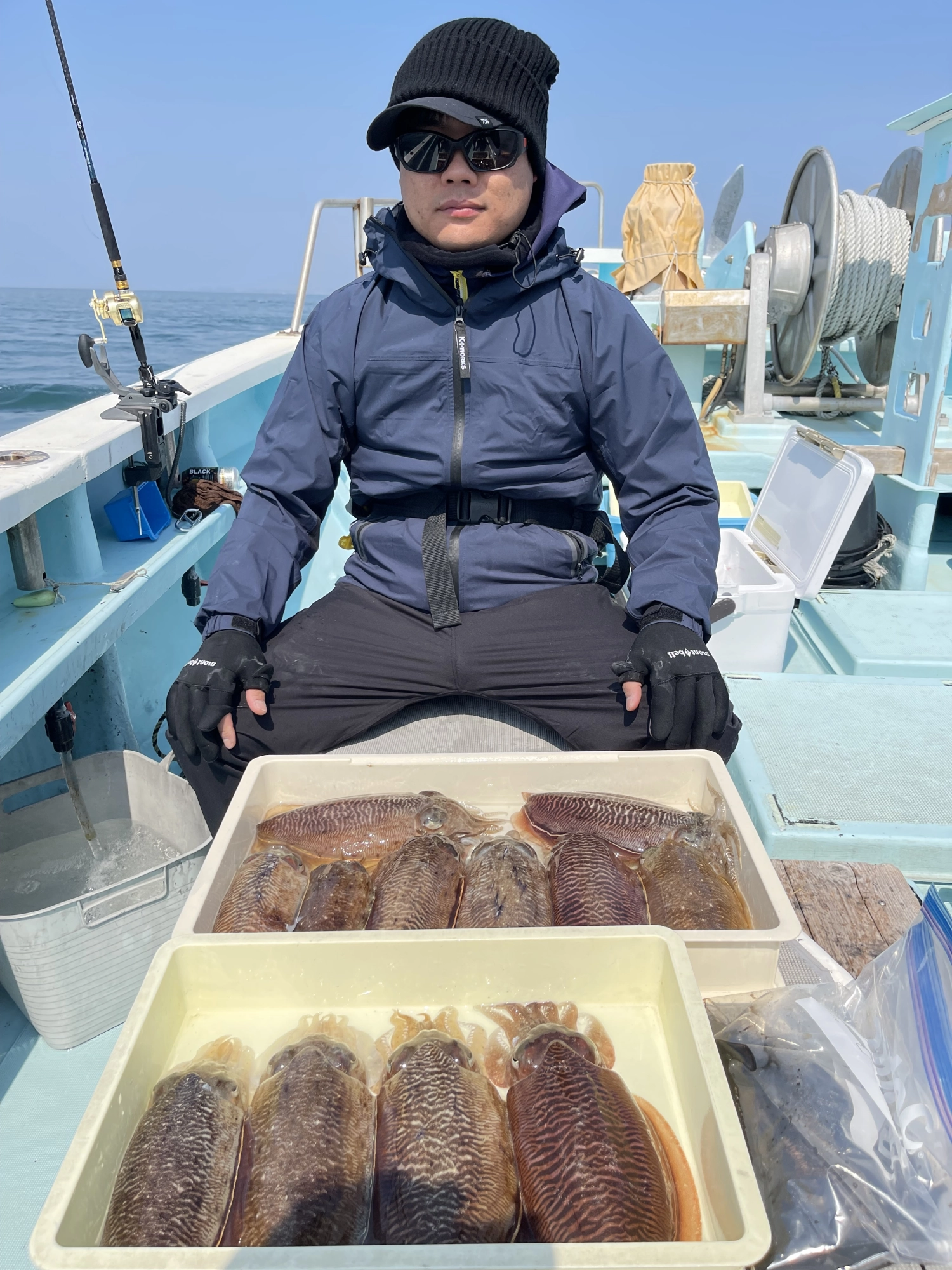 こちらのお客様はコウイカ釣り初挑戦でツヌケOver狩りッψ(｀∇´)ψ