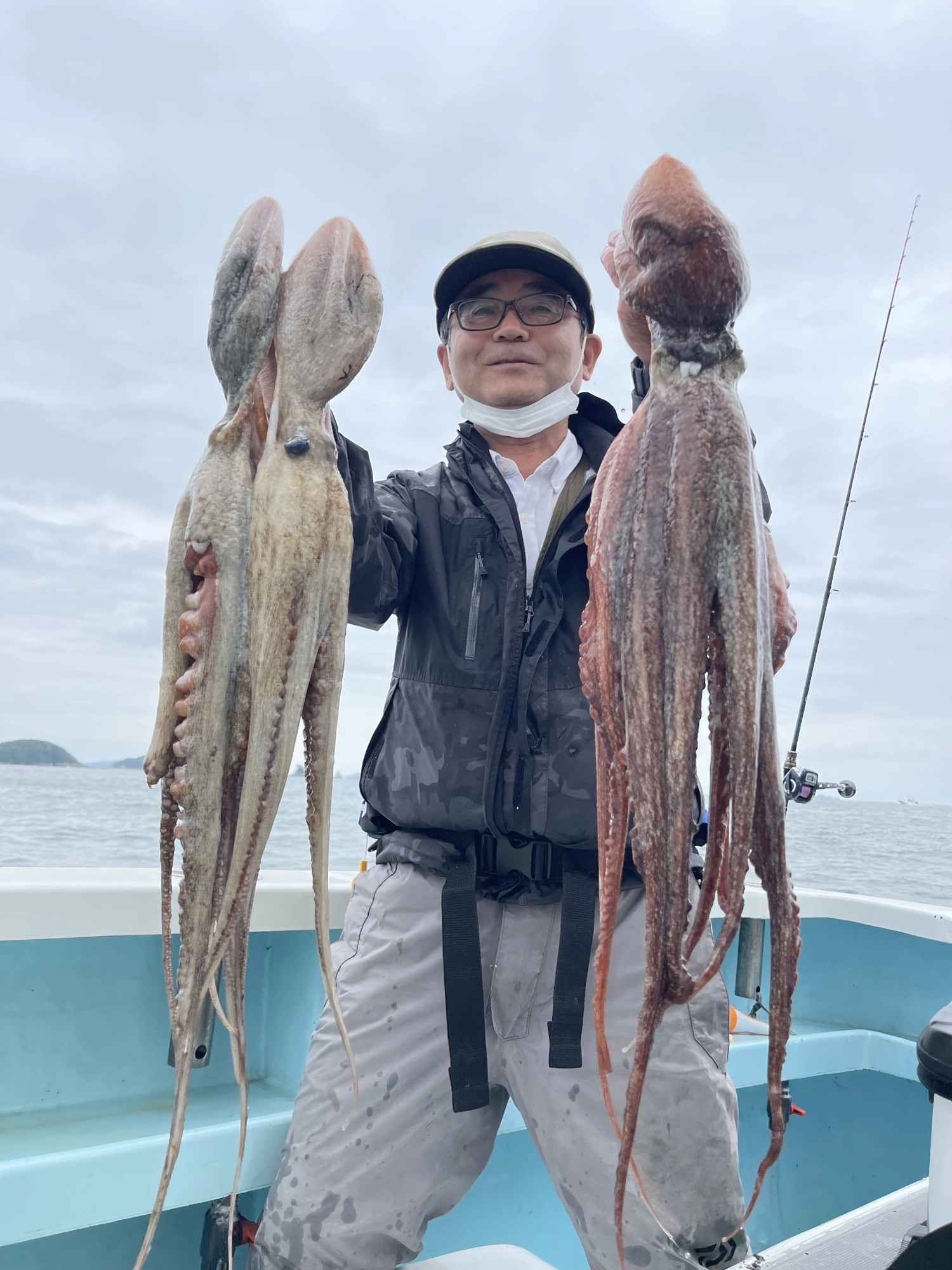 こちらのお客様も❸㌔Overのビッグオクトパス狩りッψ(｀∇´)ψ