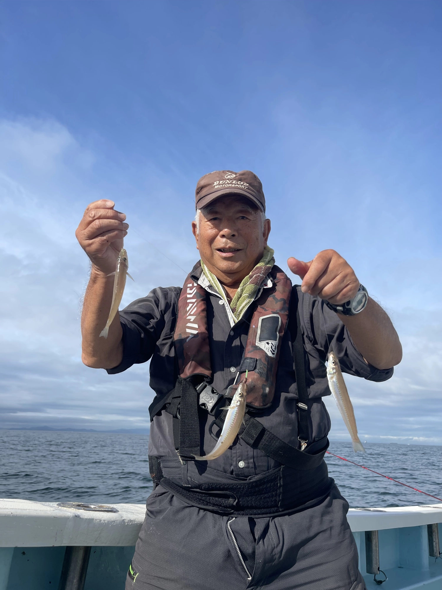 こちらのお客様はデカポチャギス混じりにトリプル掛けに成功ッψ(｀∇´)ψ
